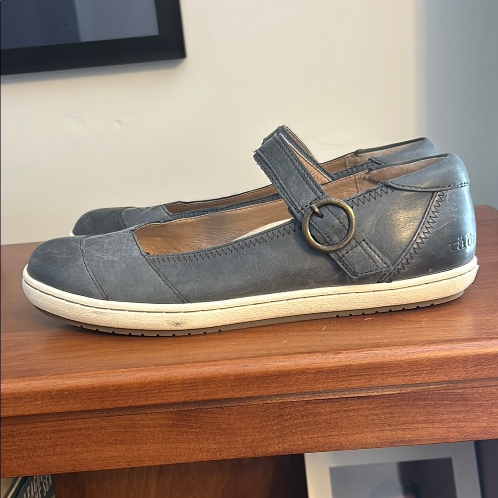 Clarks Blue Mary Jane Flats by Taos